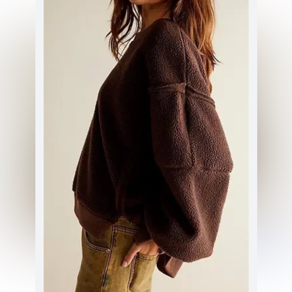 NWOT Free People Cozy Camden Sweatshirt Size S